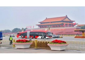 北京大一路运营银隆18米纯电动公交